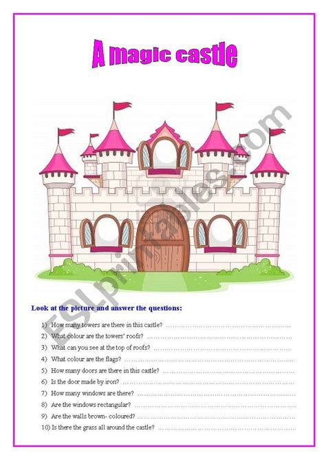 Castle Worksheets Printable